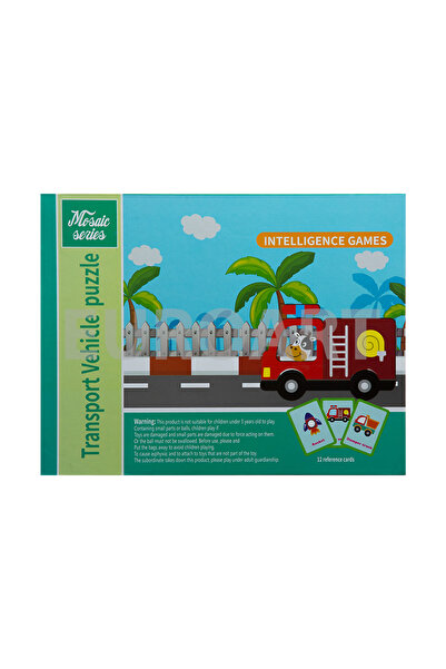 decotoys Joc lemn pompier