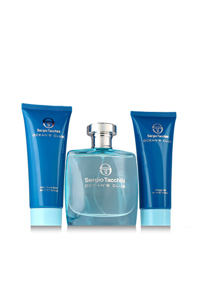 Sergio Tacchini Ocean's Club EDT 100 ml + ASB 100 ml + SG 100 ml (man)