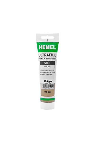 Hemel Ultrafill Premium İç Mekan Ahşap Tamir Macunu Su Bazlı Meşe Oak Koyu Kr...