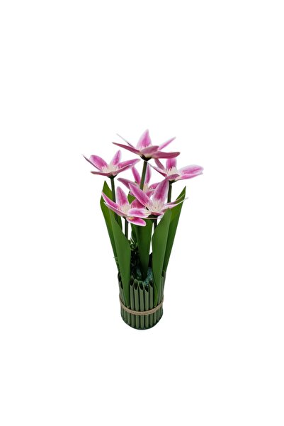 decotoys Buchet din flori artificiale 6 orhidee