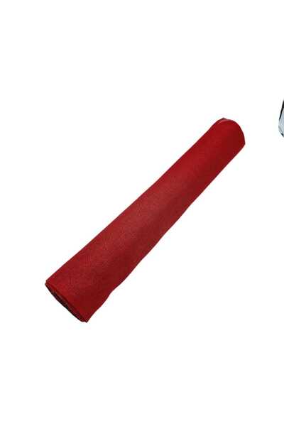 decotoys Red decorative jute packaging 1pc