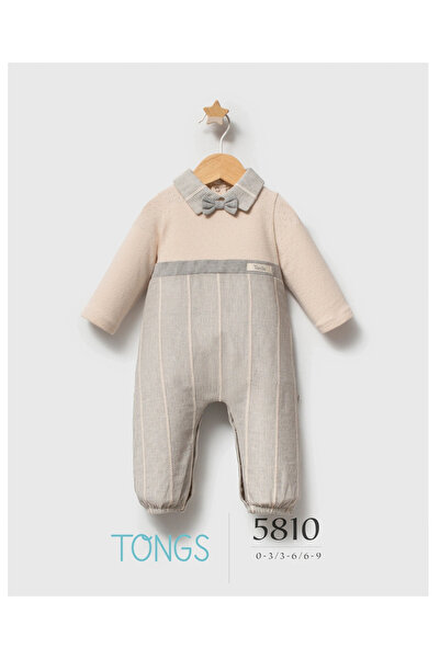 Tongs Baby Baby Boy Smart Jumpsuit Gray 5810