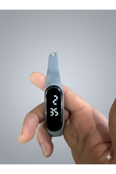 ARLİZER Batman Karakterli Akıllı Bileklik Tasarımlı Dijital Çocuk Saati - Gri