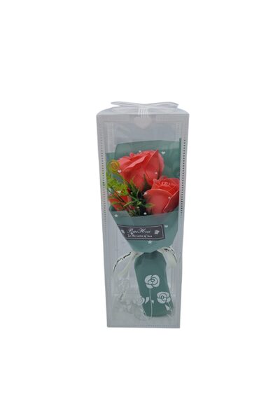 decotoys Artificial flower bouquet 3 roses