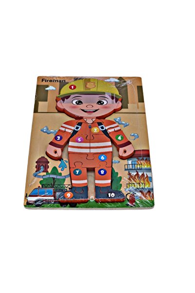 decotoys Puzzle Lemn Meserii Bucatar