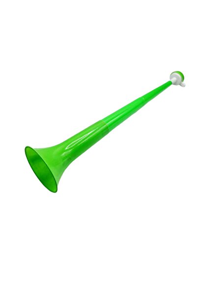 decotoys Vuvuzele plastic 28cm Verde 6/set