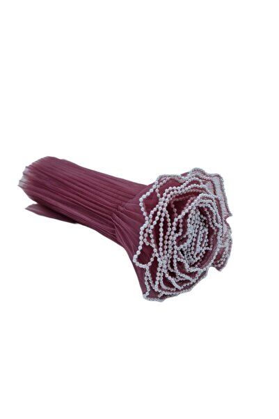 decotoys Magenta veil flower packaging 3/set