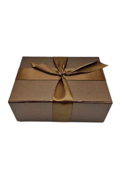 decotoys Cutie carton pliabila cu funda auriu-bronz