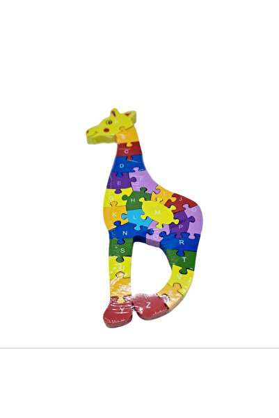 decotoys Puzzle lemn girafa