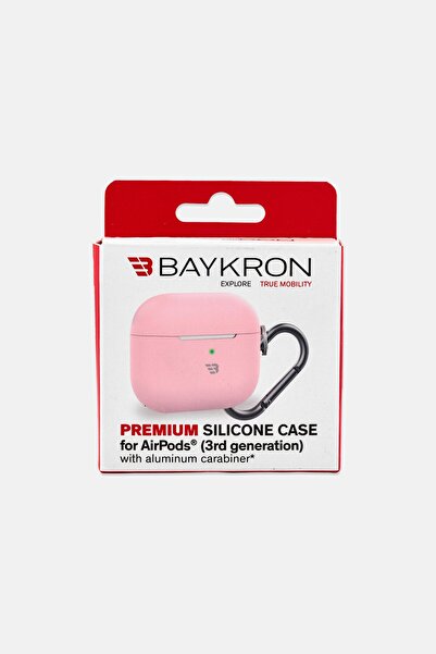 baykron AirPods 3rd Generation Premium Silicone Case, Pink