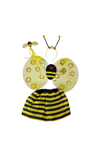 decotoys Текстилни крила 4 броя/комплект пчела