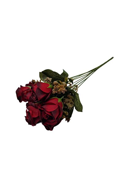 decotoys Buchet din flori artificiale 9 trandafiri