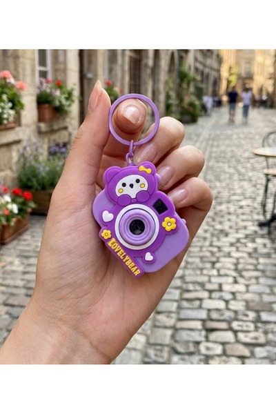 LRS STORE Projeksiyonlu Oyuncak Fotoğraf Makinesi Projektör Süper Sevimli Çat...