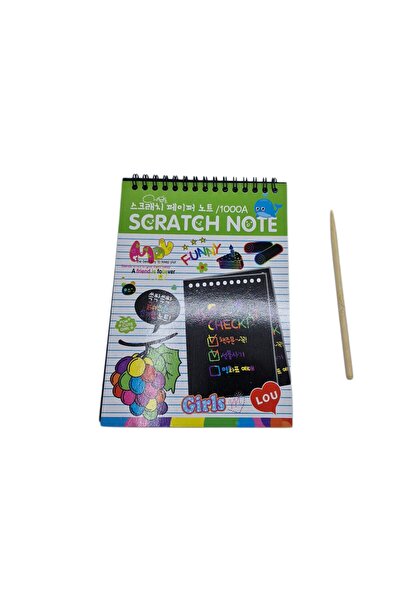 decotoys Scratch-off notebook 8 pages