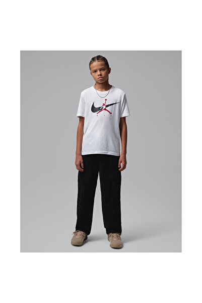 Nike Kids Nike Jordan Jumpman Çocuk Beyaz Tişört (95F481-001)