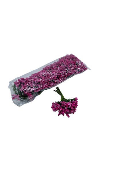 decotoys Flori artificiale stamine Fuchsia 2 seturi