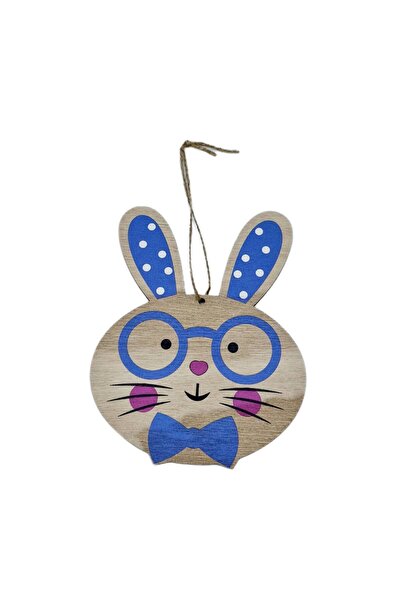 decotoys Figurina lemn paste iepurasi