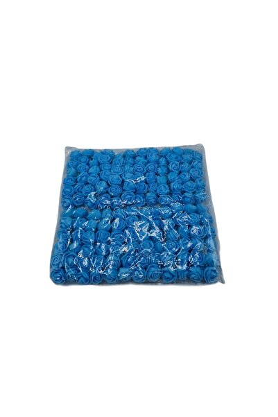 decotoys Trandafiri bleu din spuma cu tija metal 144/set