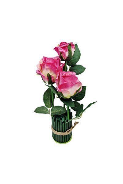 decotoys Buchet din flori artificiale 3 Trandafiri