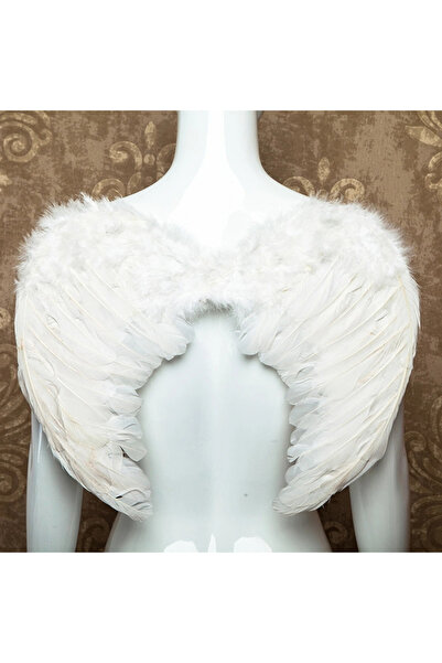 magicool White medium-sized children's angel wings, 30x45 cm