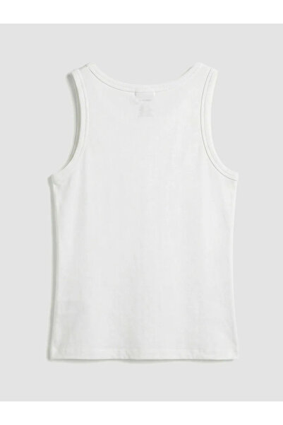 LC Waikiki Ecru u-neck Printed women's shorts pajama set