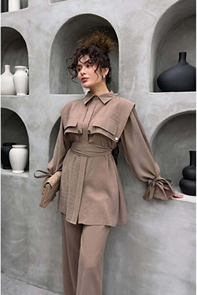 Cardella Σετ δύο τεμαχίων από ύφασμα Sare Tncl, συμβατό με υφάσματα χιτζάμπ, ...