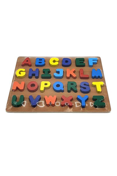 decotoys Puzzle din lemn litere
