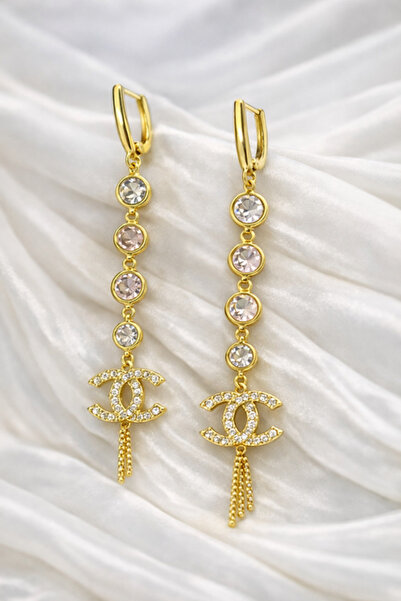 Inovius Елегантни обеци, позлатени медни - LMG4016