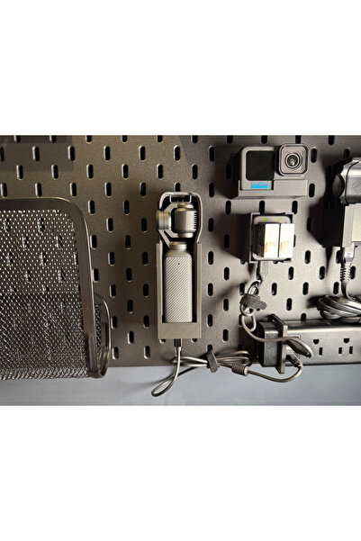 DU&ER Skadis Compatible Mini Camera / Handheld Gimbal Holder – Pegboard Acces...