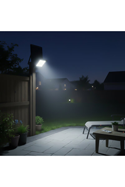 Luxera Lighting Proiector led SMD cu Panou Solar si telecomanda - 50W/6500k