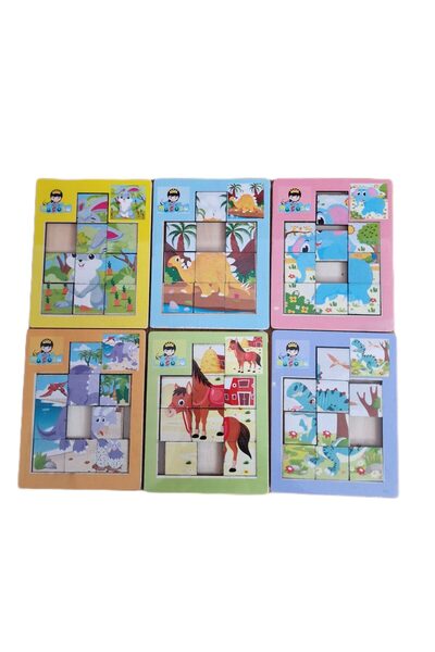 decotoys Puzzle lemn labirint 6/set