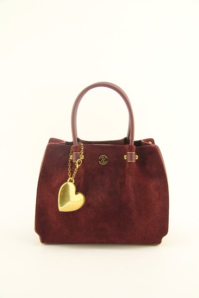 QUB CLUB Women's Modern and Spacious Genuine Leather Shoulder Bag