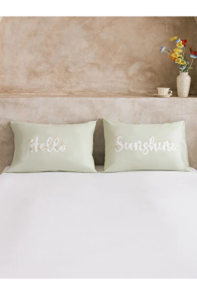 LC Waikiki Green Printed Pillowcase 2-Pack 50X70 cm