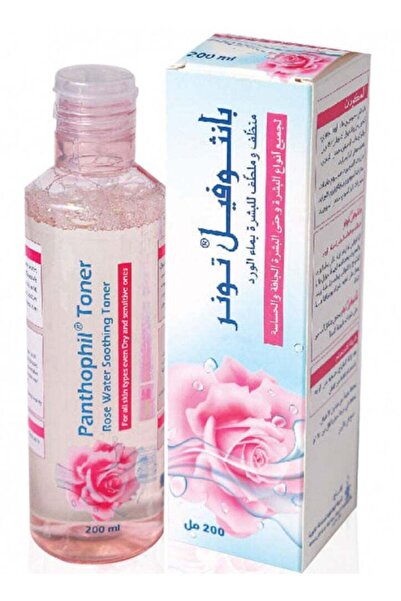 Panthenol غسول تونر بانثوفيل وماء الورد المهدئ