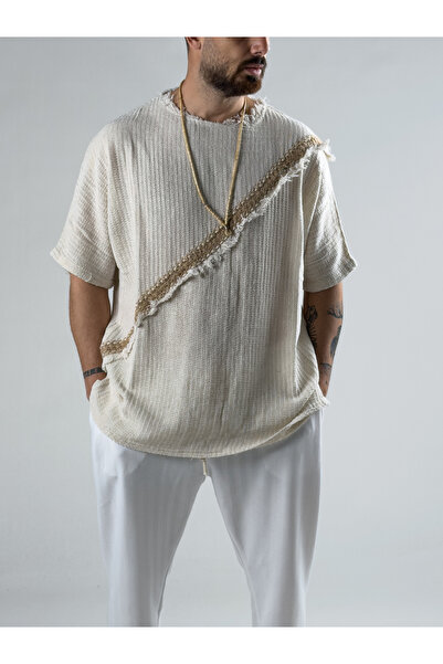 COCOPELLI Wicker Stripe Buldan Fabric T-Shirt Coc2989