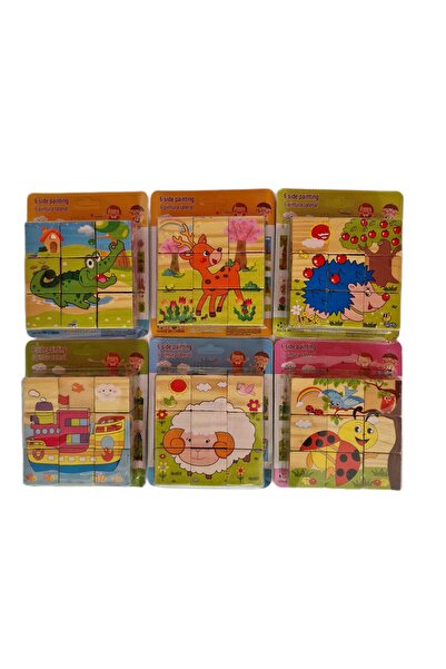 decotoys Puzzle lemn penar 10/set mixte