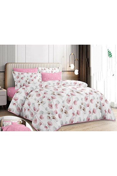 LORE لحاف نفرين ماريـا منفوخ ميكروفايبر مشجر وجهين 260+240