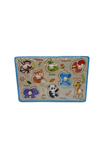 decotoys Puzzle lemn buton ferma S