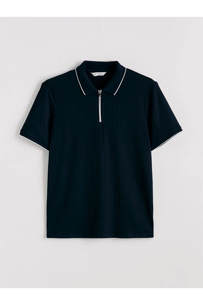 LC Waikiki Tricou pentru bărbați cu guler polo bleumarin