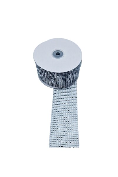 decotoys Rola decorativa argintie 6,5cm x 20m