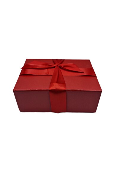 decotoys Foldable cardboard box with red bow