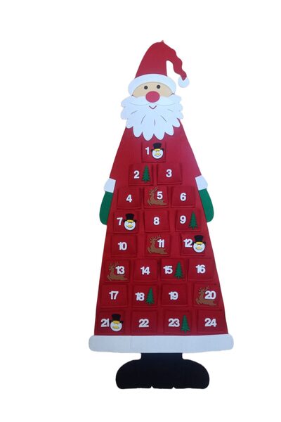 decotoys Brad din fetru cu figurine 95cm