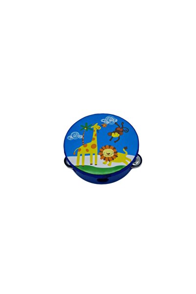 decotoys Tamburina lemn 2/set