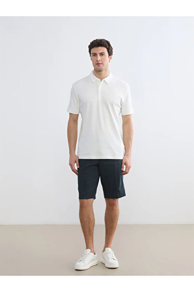 LC Waikiki Tricou pentru bărbați cu guler polo ecru