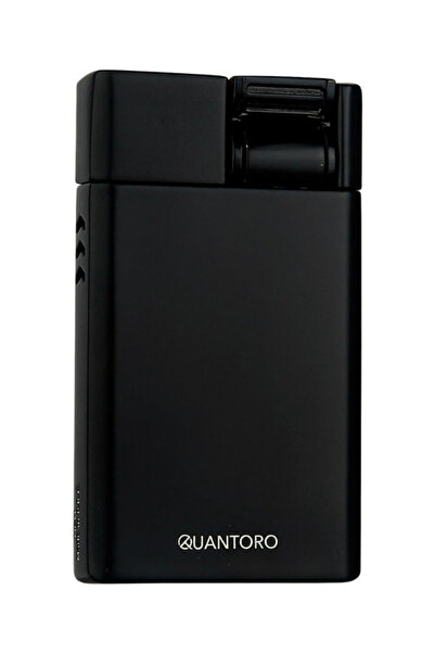 Quantoro Tek Torch Pürmüz Siyah Metal Puro Çakmağı - TRZ1004