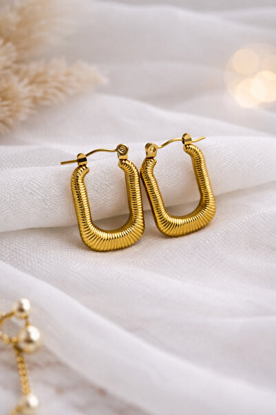 Inovius Cercei Eleganti, Cupru Placat cu Aur - LMG4003