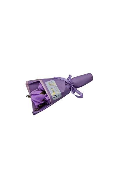 decotoys Buchet din flori artificiale 3 trandafiri 2/set