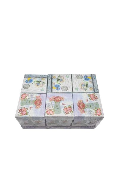 decotoys Cutii carton patrate 12/set