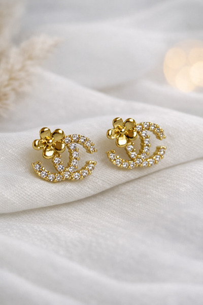 Inovius Cercei Eleganti, Cupru Placat cu Aur - LMG4013