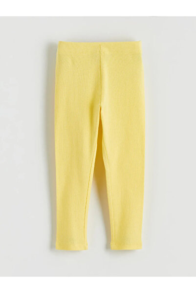 LC Waikiki Κοριτσίστικο κολάν κοτλέ με κίτρινη ελαστική μέση